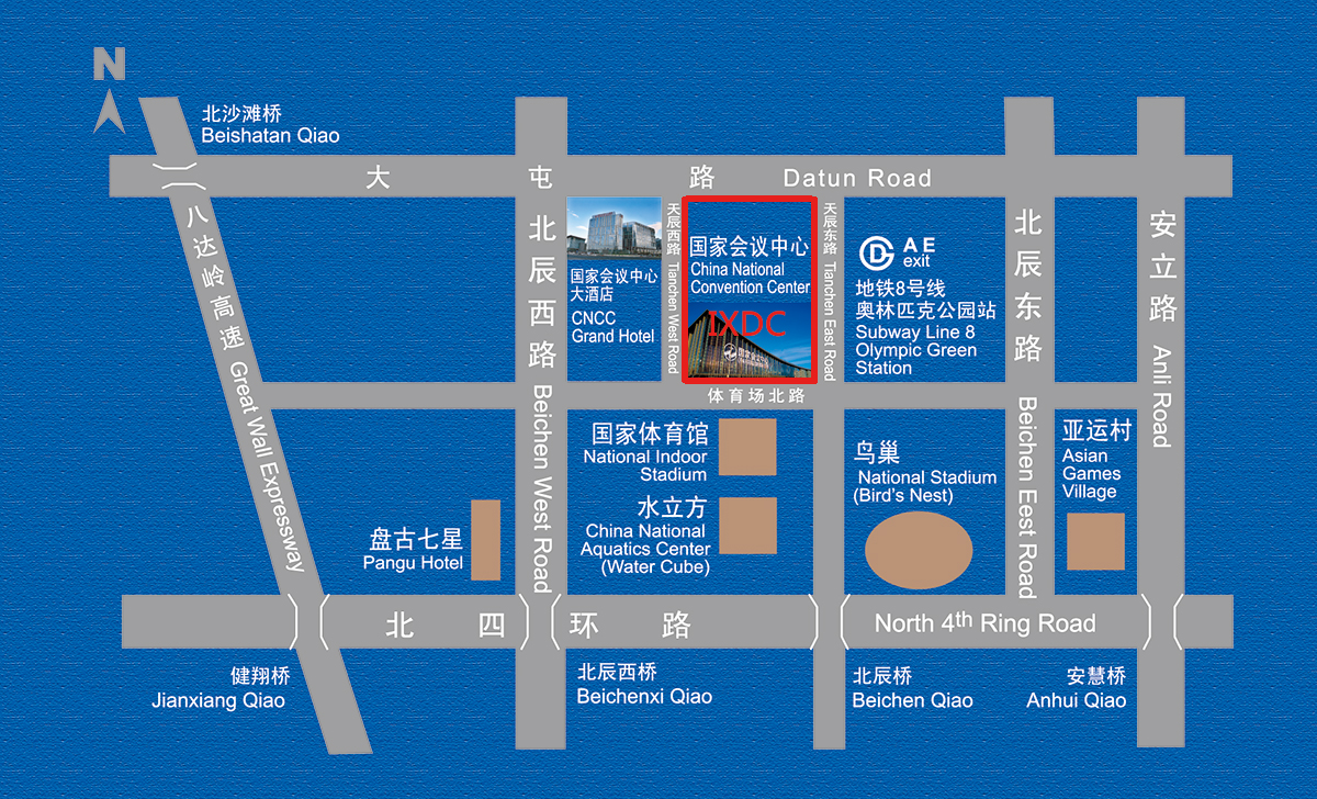 会场位置示意图