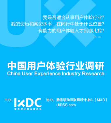 2013年中国用户体验行业调研